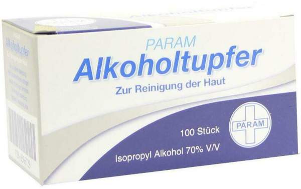 Alkoholtupfer Param 100 Tupfer