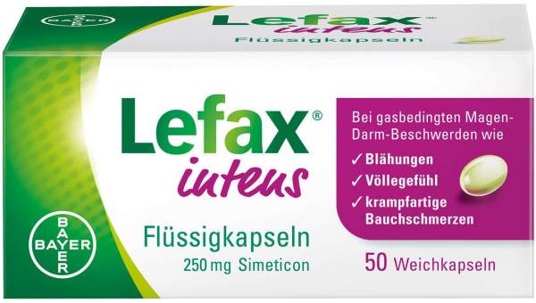 Lefax intens Flüssigkapseln 250 mg Simeticon 50 Stück