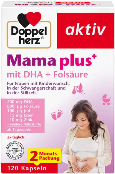 Doppelherz Aktiv Mama Plus Mit Dha + Folsäure 120 Kapseln