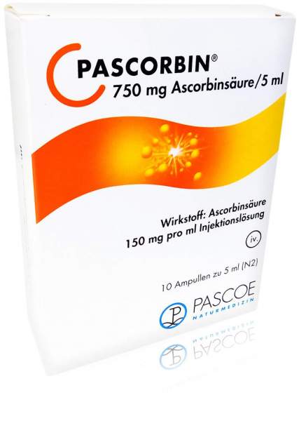 Pascorbin Injektionslösung 10 X 5 ml Ampullen