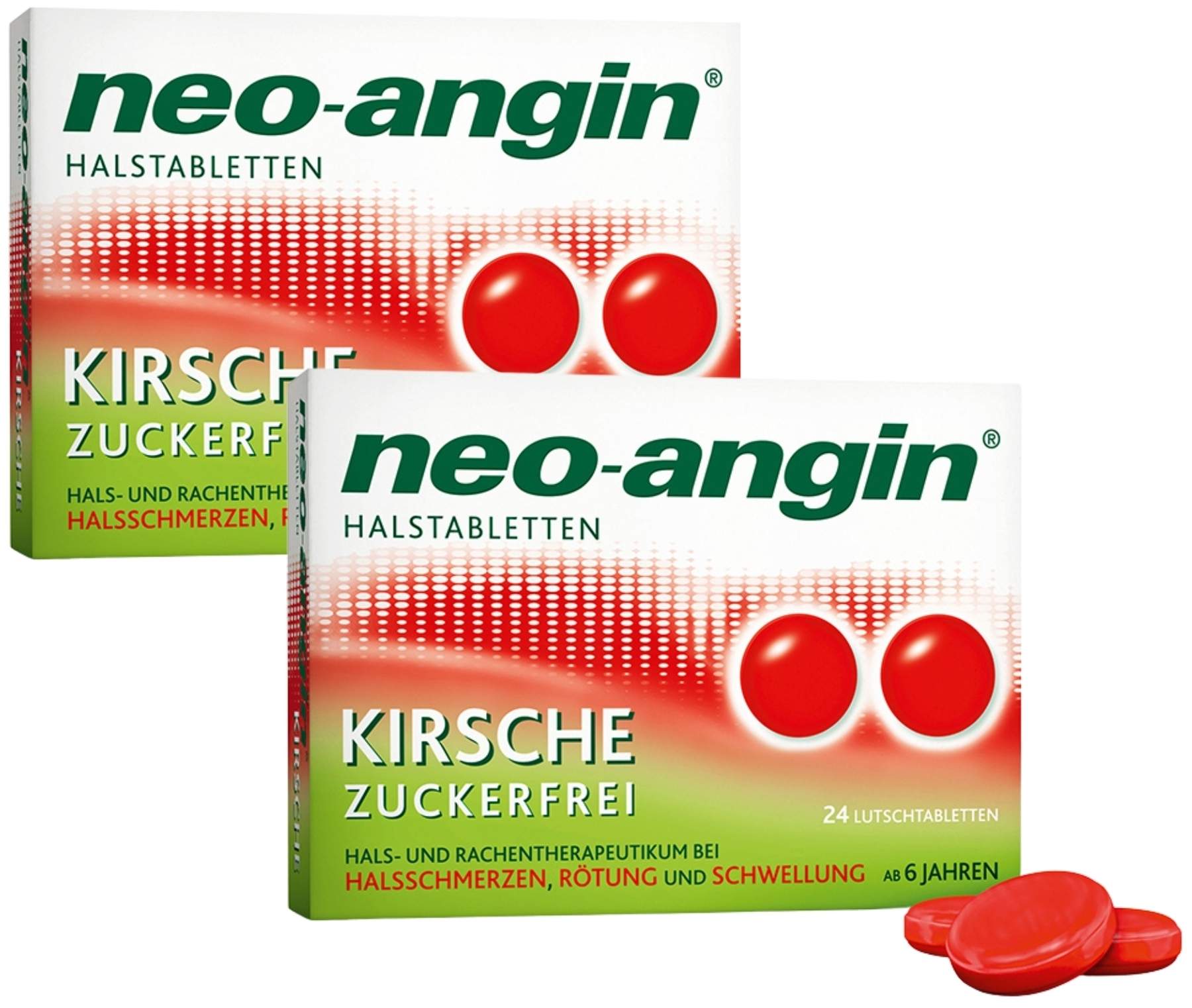 Neo Angin Halstabletten Kirsche zuckerfrei 2 x 24 Stück kaufen ...