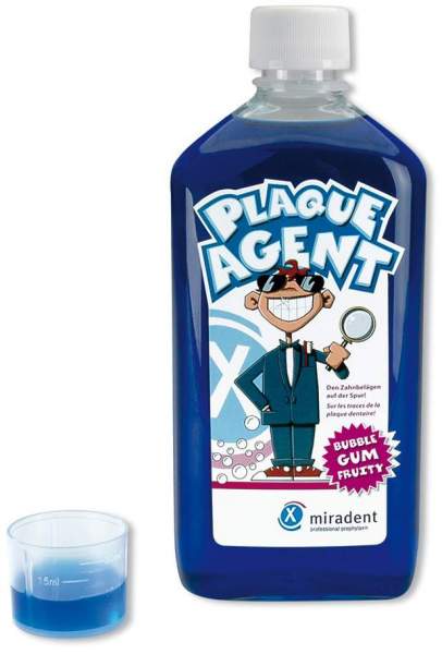 Miradent Plaque Agent Plaquefärbe-Zahnspüllösung 500 ml