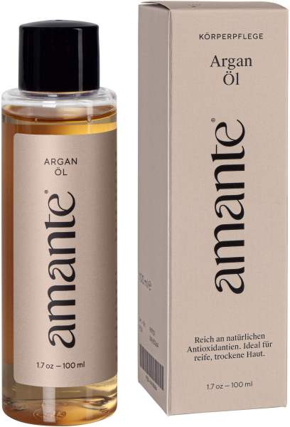 Arganöl 100 % Rein Hautpflegeöl Amante 100 ml