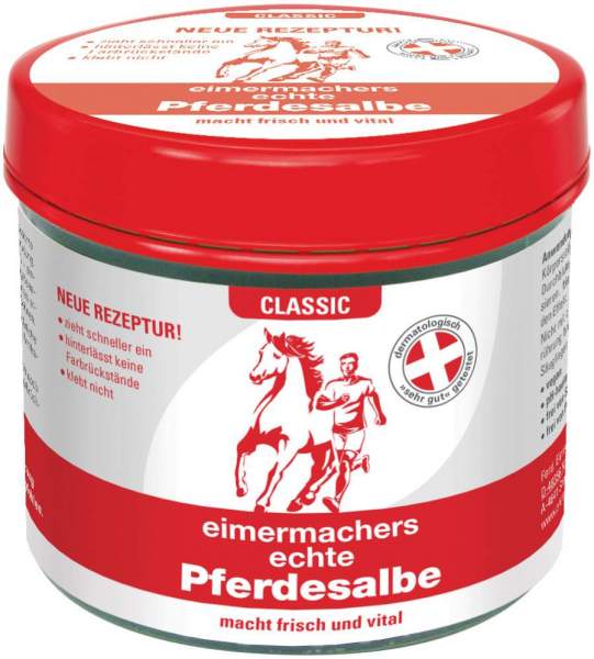 Eimermacher Pferdesalbe mit neuer Rezeptur, 200ml Dose