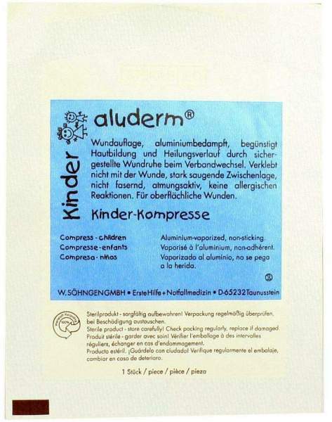 Aluderm Kinder Kompressen 6x6cm