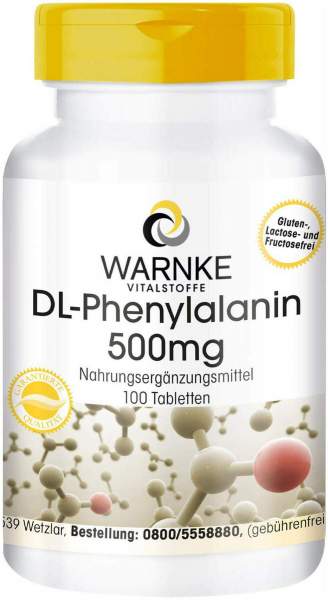Dl-Phenylalanin 500 mg Tabletten 100 Stück