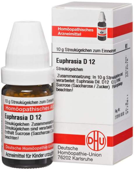Dhu Euphrasia D12 10 G Globuli