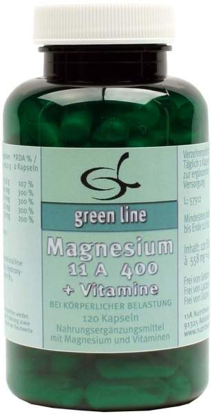 Magnesium 11 A 400 + Vitamine Kapseln 120 Kapseln