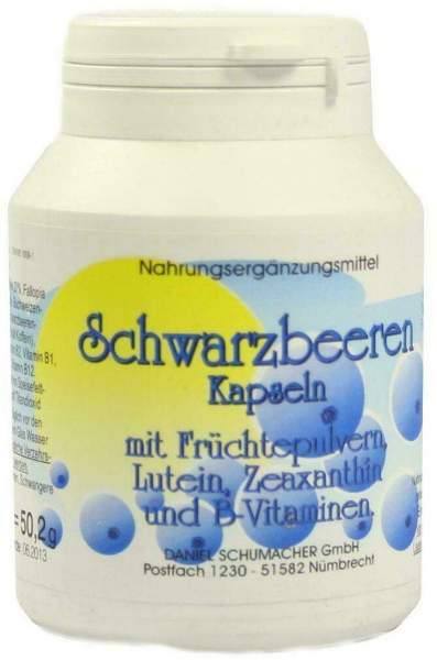 Schwarzbeeren 100 Kapseln