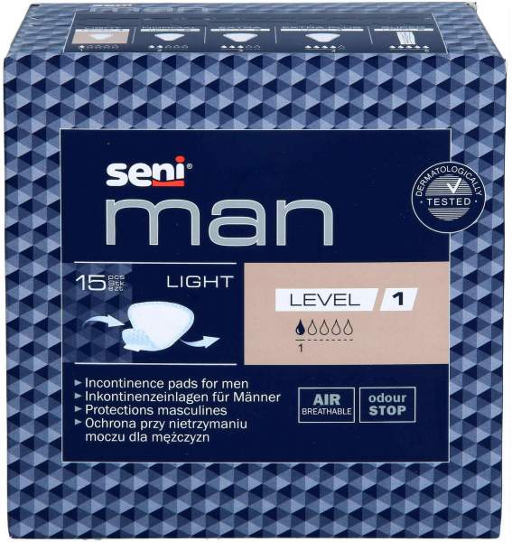 Seni Man Inkontinenzeinlage light Level 1 15 Stück