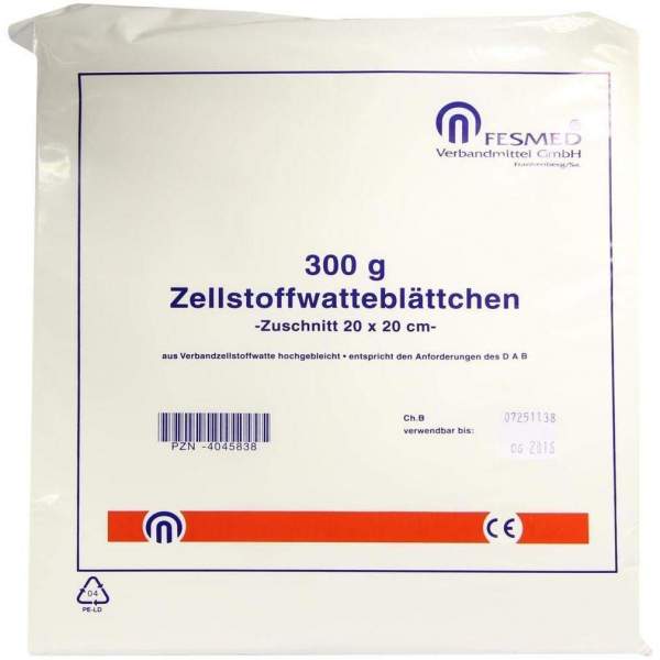 Zellwa Blättchen Hochgebl. 20x20 cm