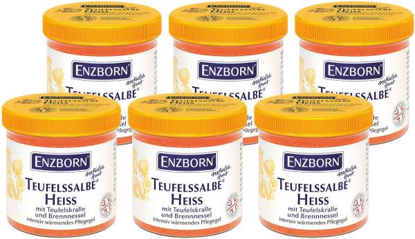 Teufelssalbe Heiss 200ml Enzborn6er Set