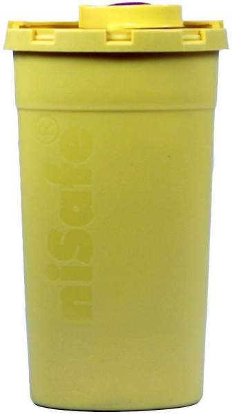 Kanüleneimer 0,2 L Gelb Für Unterwegs