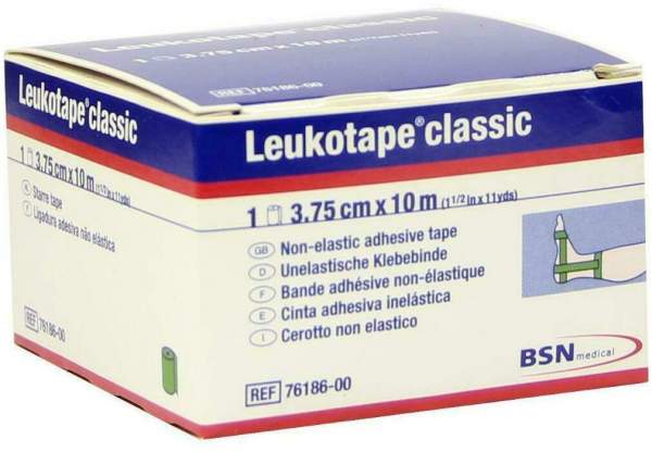 Leukotape Classic 10 M X 3,75 cm Grün 1 Binde