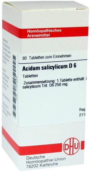 Acidum Salicylicum D 6 Tabletten