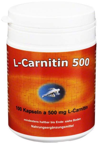 L Carnitin 500 mg 100 Kapseln