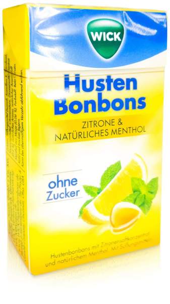 Wick Zitrone &amp; Natürliches Menthol Ohne Zucker Clickbox 46 G...