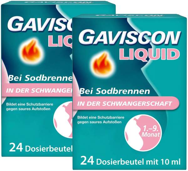 Gaviscon Liquid 500 mg-267 mg-160 mg Suspension 48 x 10 ml