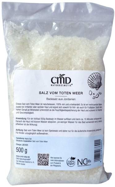 Badesalz Salz vom Toten Meer Cmd 500g