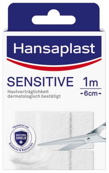 Hansaplast Sensitive 1 m x 6 cm kaufen | Volksversand Versandapotheke