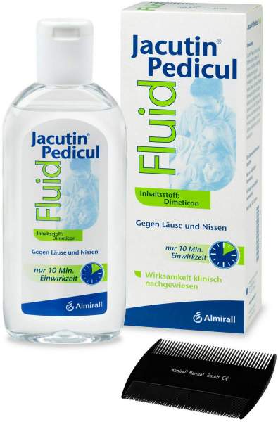 Jacutin Pedicul 200 ml Fluid Mit Nissenkamm