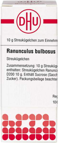 Dhu Ranunculus Bulbosus D200 Globuli 10 G