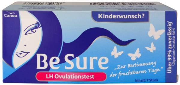 Be Sure Ovulationstest bei Kinderwunsch 7 Stück