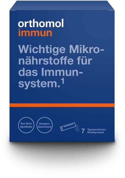 Orthomol Immun Direktgranulat Orange 7 Stück