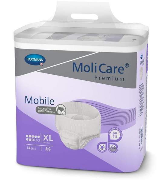 Molicare Premium Mobile 8 Tropfen Gr.Xl 14 Stück