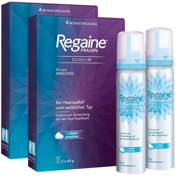 Regaine Frauen Schaum 4 x 60 g