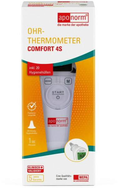 Aponorm Fieberthermometer Ohr Comfort 4s 1 Stk
