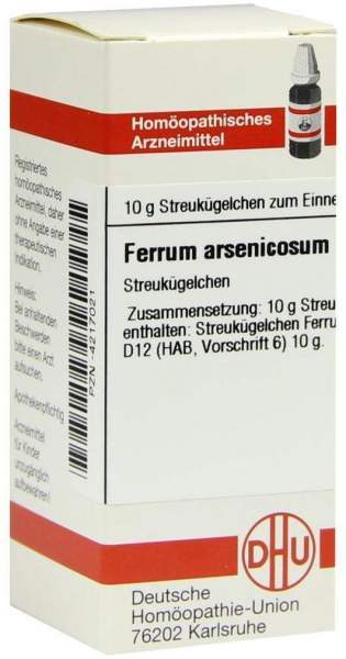 Ferrum Arsenicosum D 12 Globuli