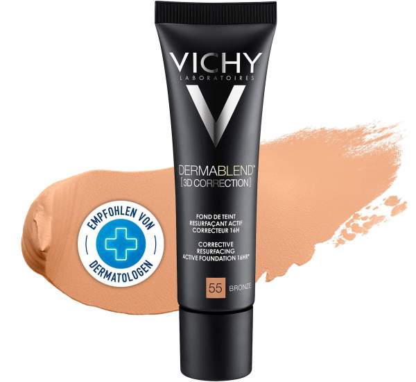 Vichy Dermablend 3d Make-Up 55 Bronze 30 ml Creme