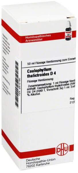 Caulophyllum Thalictroides D 4 50 ml Dilution