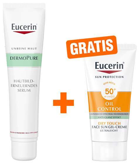 Eucerin DermoPure Hautbilderneuerndes Serum + gratis Sun Gel-Creme Oil Control 20 ml