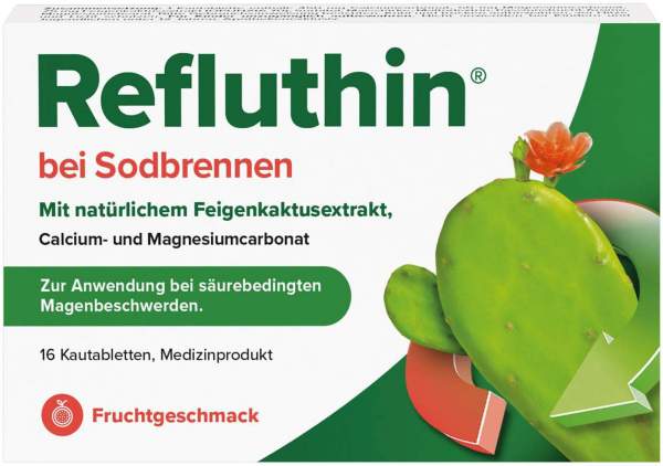 Refluthin Kautabletten Fruchtgeschmack 16 Stück
