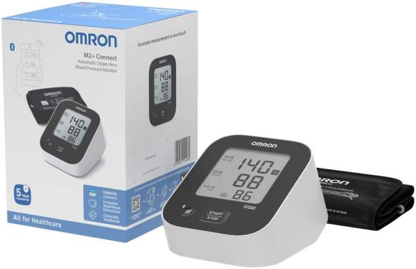 Omron M2+ Connect Oberarm Blutdruckmessgerät 1 Stück