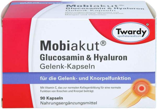 Mobiakut Glucosamin &amp; Hyaluron Gelenk-Kapseln 90 S
