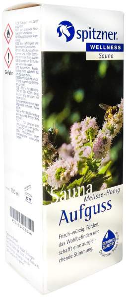 Spitzner Saunaaufguss Melisse Honig Wellness 190 ml