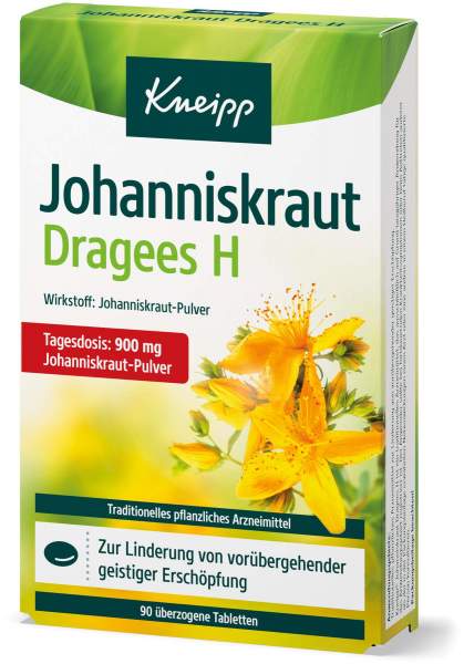 Kneipp Johanniskraut Dragees H 90 Überzogene Tabletten