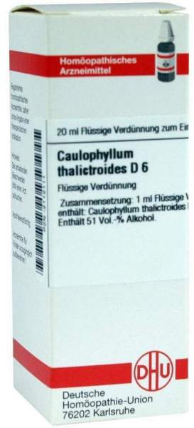 Dhu Caulophyllum Thalictroides D6 Dilution
