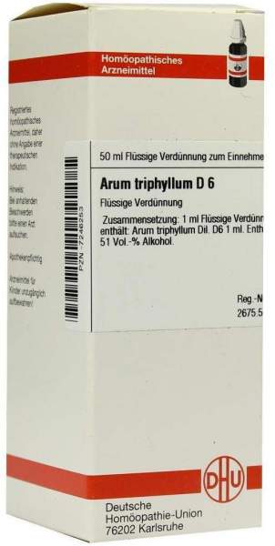 Arum Triphyllum D 6 Dilution