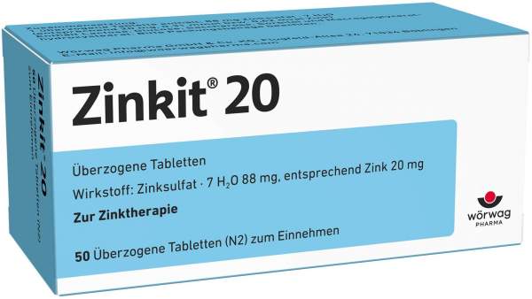Zinkit 20 50 Überzogene Tabletten