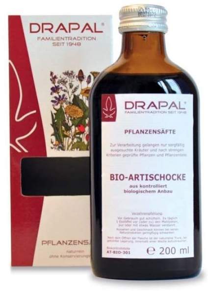 Artischocken Bio Pflanzensaft Drapal