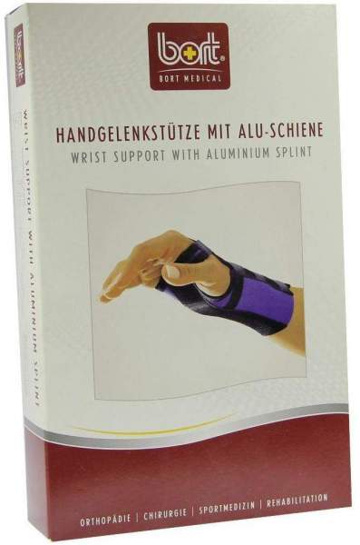 Bort Handgelenkstütze Mit Aluschiene Links Small Haut