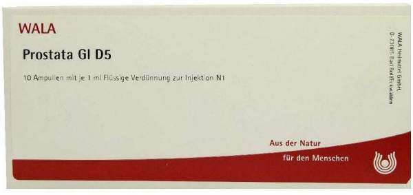 Wala Prostata Gl D5 10 X 1 ml Ampullen