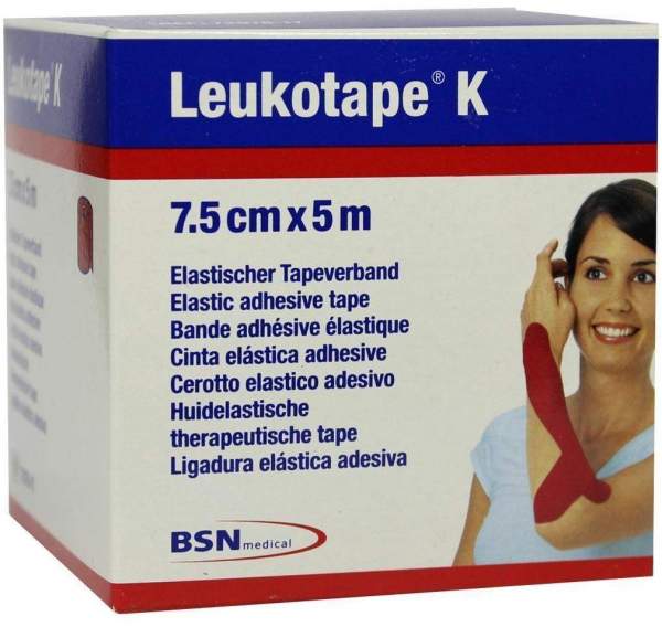 Leukotape K 7,5cm Rot