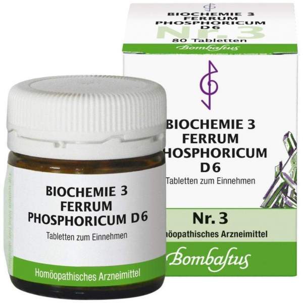 Biochemie Bombastus 3 Ferrum phosphoricum D 6 80 Tabletten