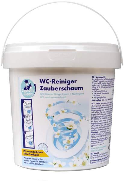 Captain Clean WC-Reiniger Zauberschaum, 1 Kg