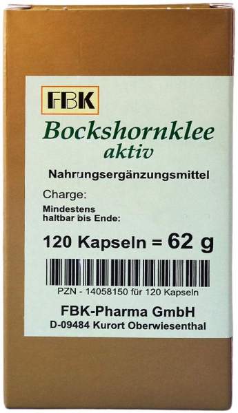 Bockshornklee Aktiv Kapseln 120 Stück